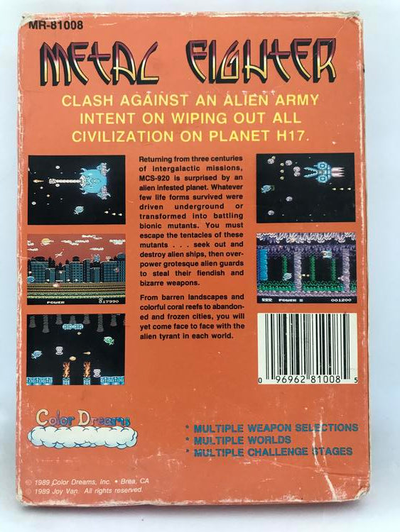 METAL FIGHTER (WITH BOX) (usagé)