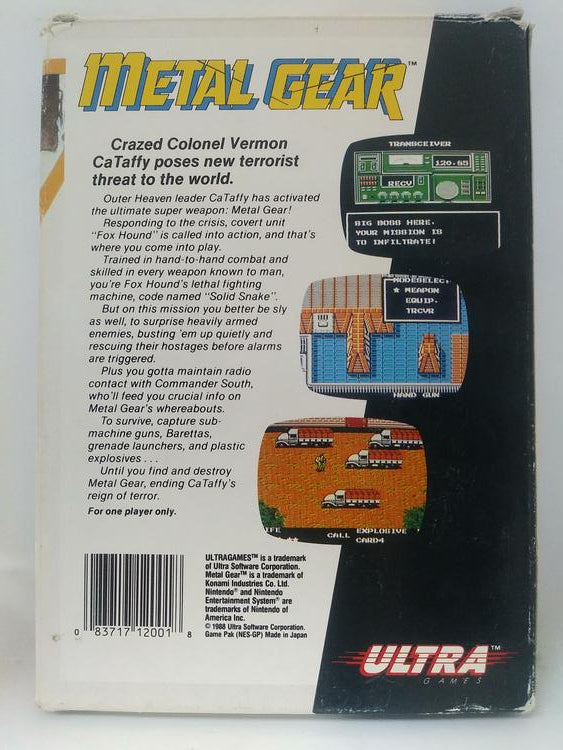METAL GEAR (WITH BOX)