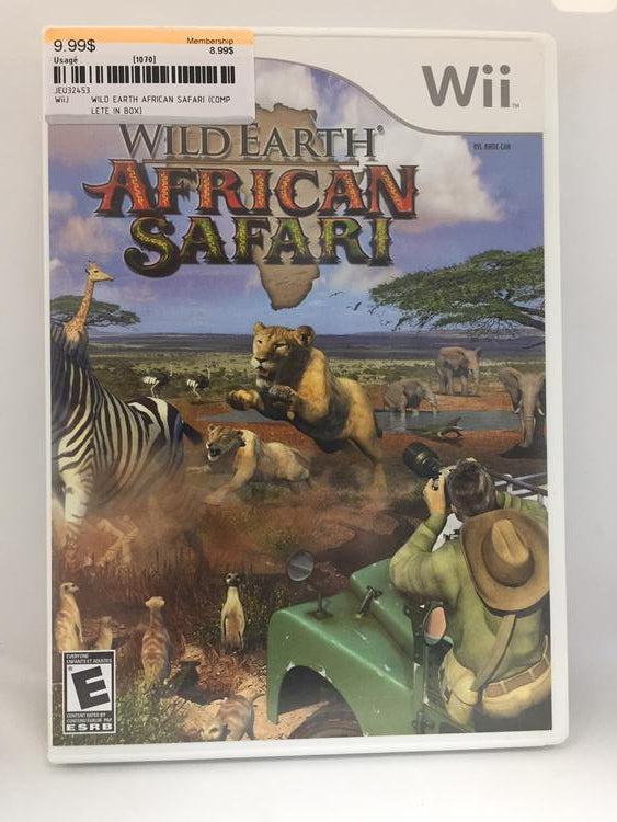 WILD EARTH AFRICAN SAFARI (COMPLETE IN BOX)