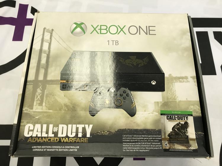 XBOX ONE CALL OF DUTY ADVANCED WARFARE EDITION - 1TB (WITH BOX)