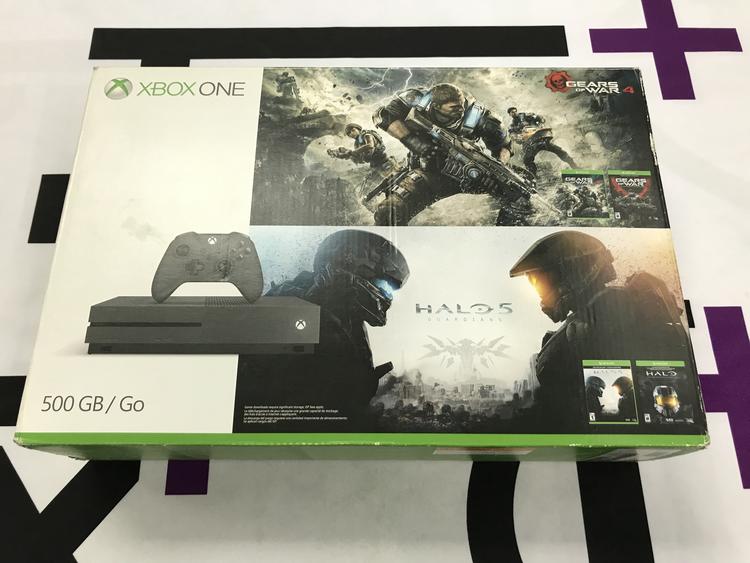 XBOX ONE S GREY - 500GB NO GAME INCLUDED (COMPLETE IN BOX) (used)