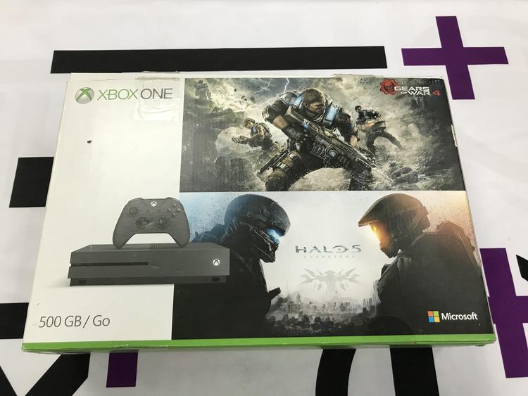 XBOX ONE S GREY - 500GB NO GAME INCLUDED (COMPLETE IN BOX) (used)