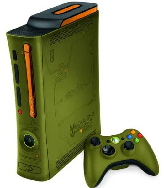 XBOX 360 MODEL 1 HALO 3 LIMITED EDITION - 20GB + 1 CONTROLLER + HALO 3 (usagé)