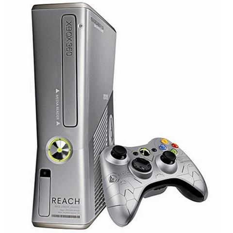 XBOX 360 MODEL 2 HALO REACH - 250GB + 3 CONTROLLER + 5 HALO GAME COLLECTION