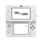 NEW NINTENDO 3DS WHITE WITH BLASTOISE PLATE COVER