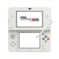 NEW NINTENDO 3DS WHITE WITH BLASTOISE PLATE COVER (usagé)
