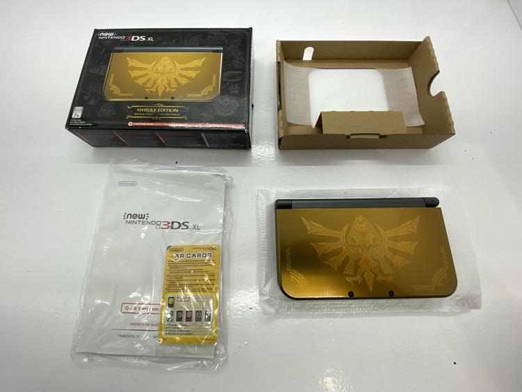 NEW NINTENDO 3DS XL HYRULE EDITION (COMPLETE IN BOX)