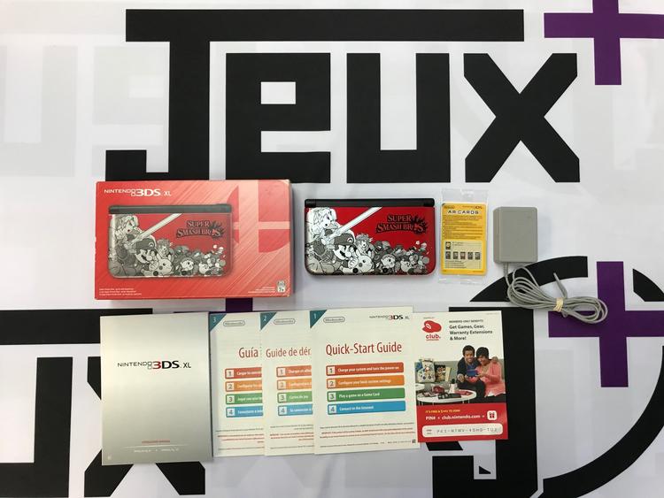 NINTENDO 3DS XL SUPER SMASH BROS RED EDITION (COMPLETE IN BOX) (usagé)