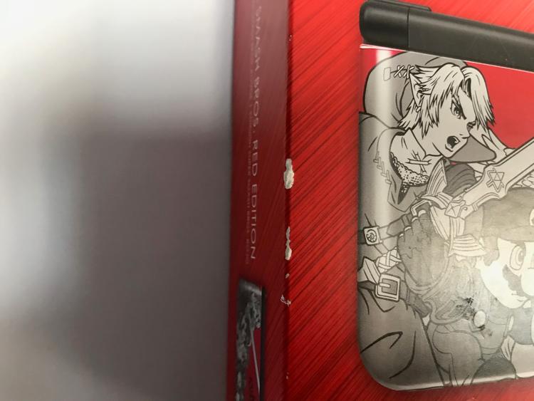 NINTENDO 3DS XL SUPER SMASH BROS RED EDITION (COMPLETE IN BOX) (usagé)