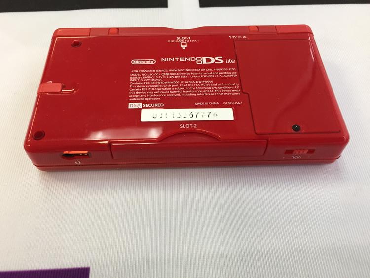 NINTENDO DS LITE MARIO RED (usagé)