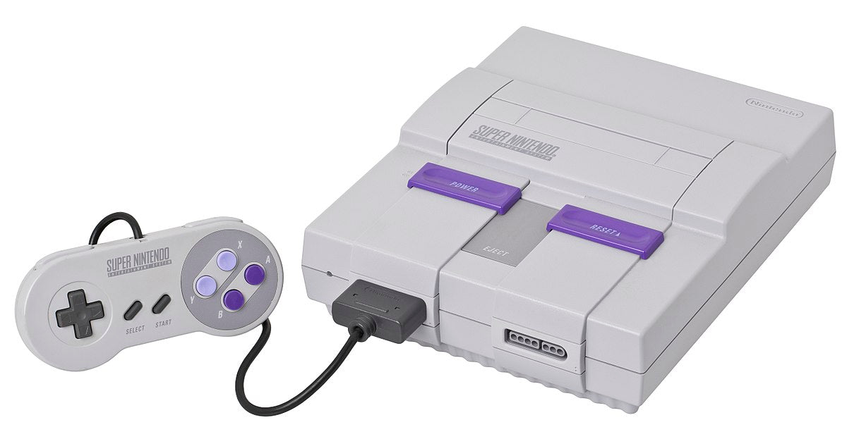 SUPER NINTENDO ENTERTAINMENT SYSTEM + 1 CONTROLLER