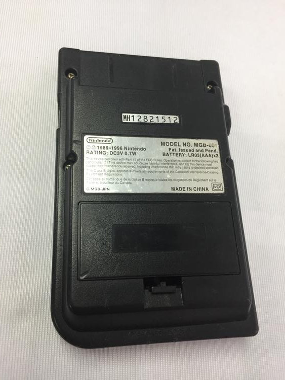 GAMEBOY POCKET BLACK