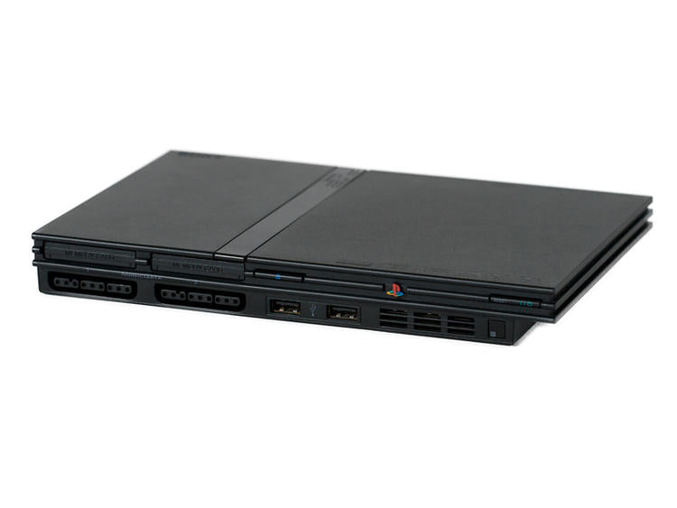 PLAYSTATION 2 MODEL 2 BLACK