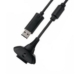 CONTROLLER CHARGE CABLE BLACK MICROSOFT (XBOX 360)