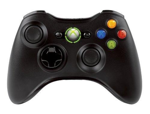 CONTROLLER WIRELESS BLACK MICROSOFT (XBOX 360)