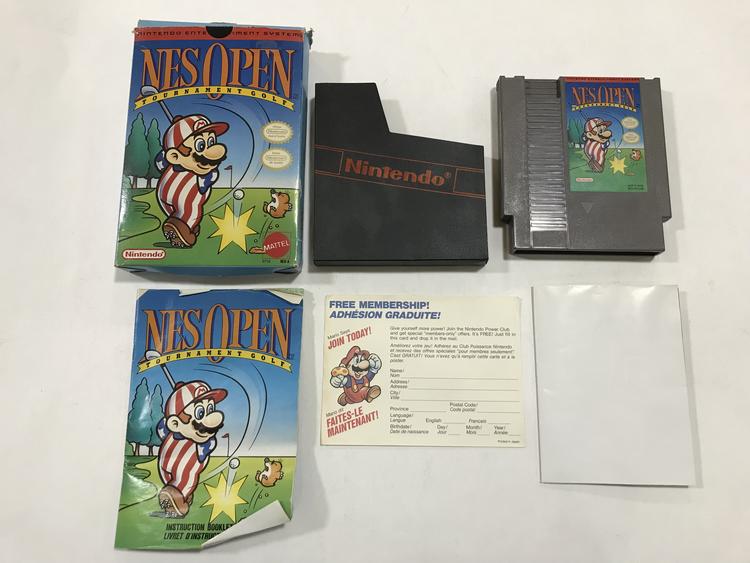 NES OPEN TOURNAMENT GOLF (COMPLETE IN BOX) (usagé)