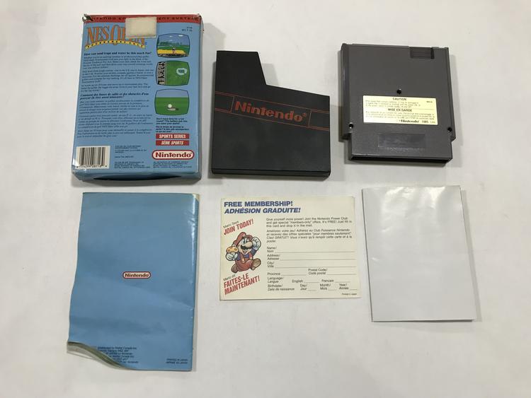 NES OPEN TOURNAMENT GOLF (COMPLETE IN BOX) (usagé)