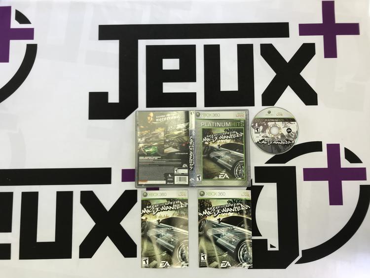 NEED FOR SPEED MOST WANTED PLATINUM HITS (COMPLETE IN BOX) (usagé)