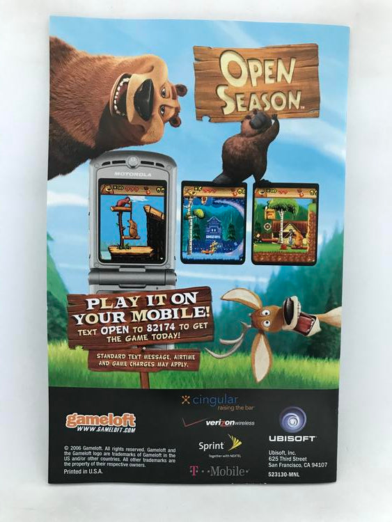 OPEN SEASON (COMPLETE IN BOX)