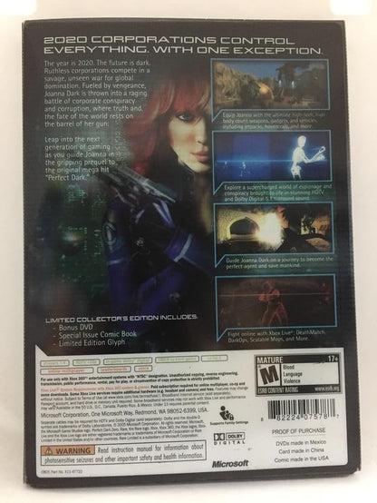PERFECT DARK ZERO LIMITED COLLECTOR'S EDITION (COMPLETE IN BOX)