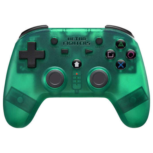 CONTROLLER RETRO FIGHTERS DEFENDER GREEN WIRELESS (PS1 / PS2 / PS3 / SWITCH / PC)
