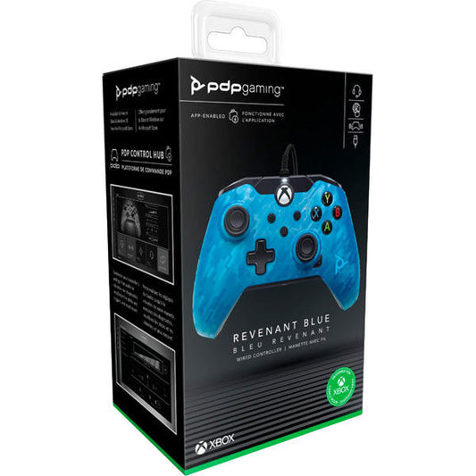 CONTROLLER WIRED PDP REVENANT BLUE (XBOX ONE / XBOX SERIES)