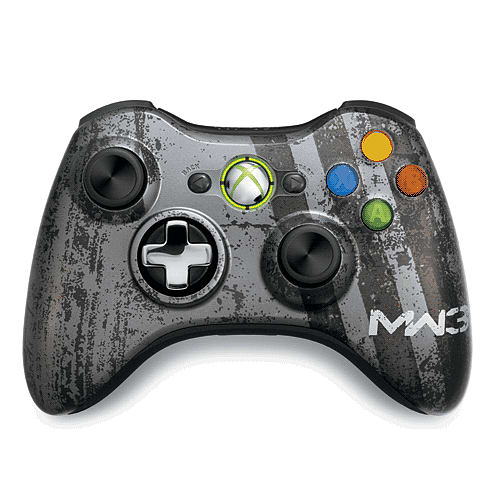 CONTROLLER WIRELESS CALL OF DUTY MODERN WARFARE 3 EDITION MICROSOFT (XBOX 360)