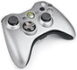CONTROLLER WIRELESS SILVER MICROSOFT (XBOX 360)