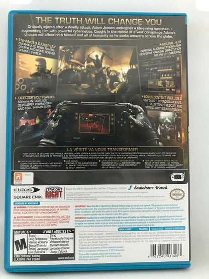 DEUS EX HUMAN REVOLUTION DIRECTOR'S CUT (WITH BOX)