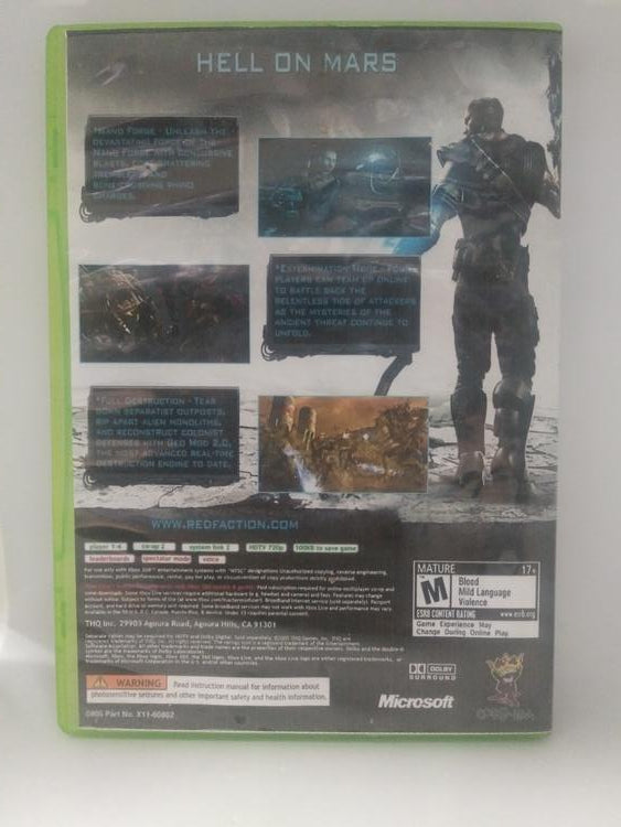 RED FACTION ARMAGEDDON (NON-ORIGINAL PRINT) (usagé)