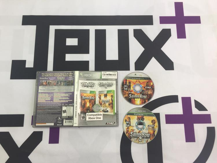 SAINTS ROW PLATINUM HITS 2 PACK (WITH BOX) (usagé)