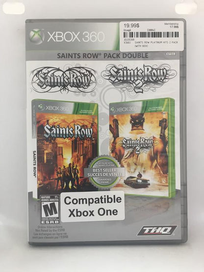 SAINTS ROW PLATINUM HITS 2 PACK (WITH BOX)