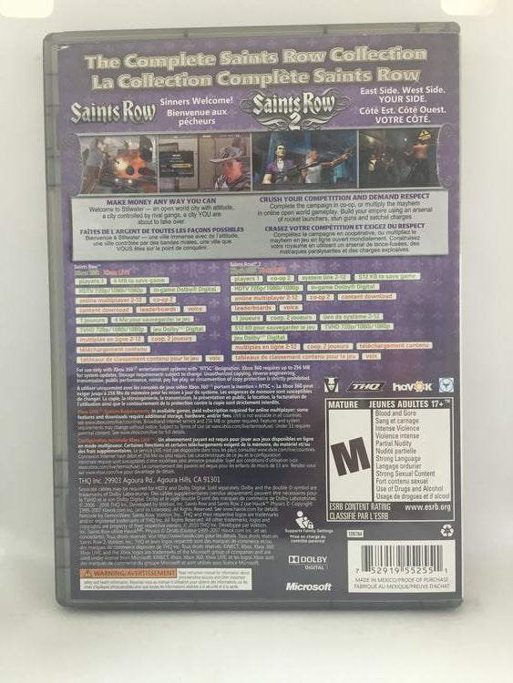 SAINTS ROW PLATINUM HITS 2 PACK (WITH BOX)