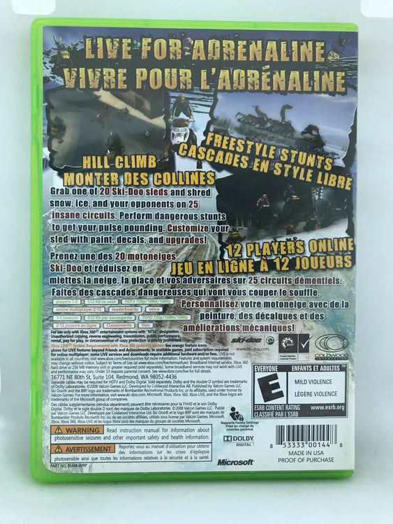 SKI-DOO SNOWMOBILE CHALLENGE (COMPLETE IN BOX) (usagé)