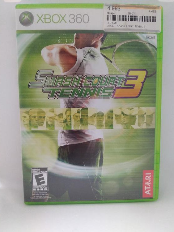 SMASH COURT TENNIS 3 (WITH BOX) (usagé)