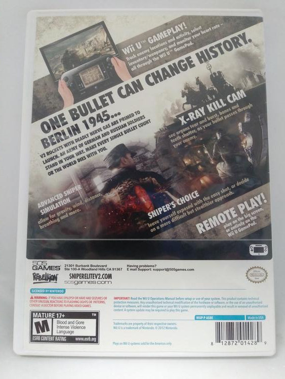 SNIPER ELITE V2 (WITH BOX) (usagé)