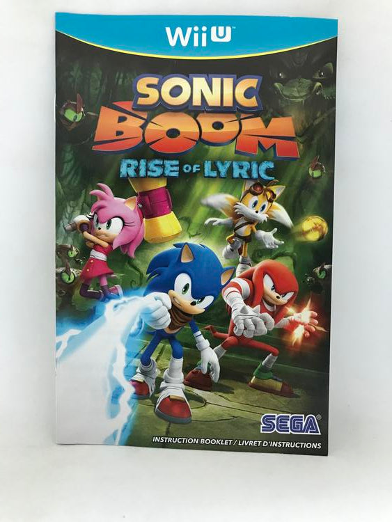 SONIC BOOM RISE OF LYRIC (COMPLETE IN BOX)