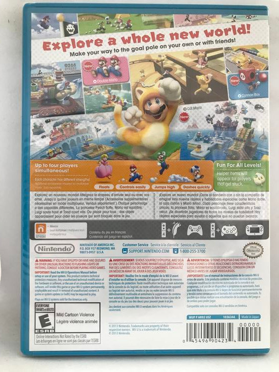 SUPER MARIO 3D WORLD NINTENDO SELECT (BRAND NEW / SEALED)