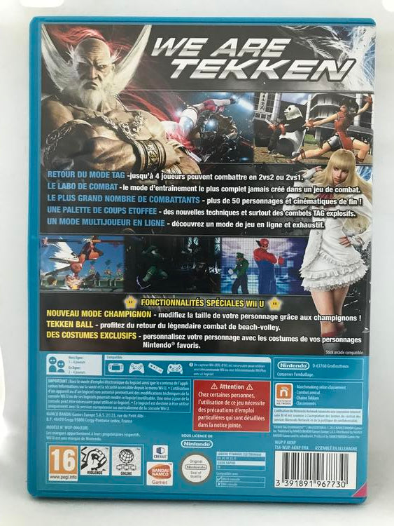 TEKKEN TAG TOURNAMENT 2 WII U EDITION PAL EDITION REGION LOCK (COMPLETE IN BOX)