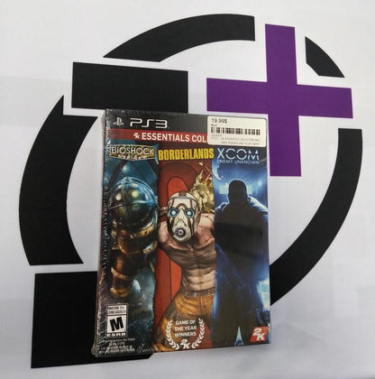 2K ESSENTIALS COLLECTION BIOSHOCK BORDERLAND XCOM ENEMY UNKNOWN (COMPLETE IN BOX)