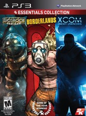 2K ESSENTIALS COLLECTION BIOSHOCK BORDERLAND XCOM ENEMY UNKNOWN (COMPLETE IN BOX)