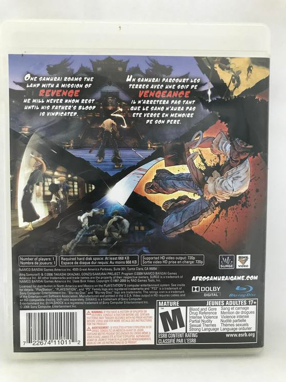 AFRO SAMURAI (COMPLETE IN BOX)