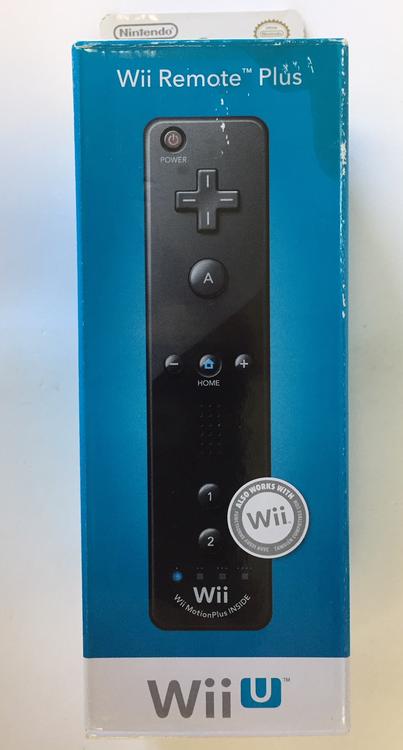 CONTROLLER REMOTE PLUS BLACK NINTENDO (Wii)