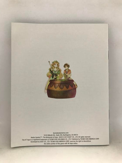 ATELIER AYESHA THE ALCHEMIST OF DUSK (COMPLETE IN BOX)