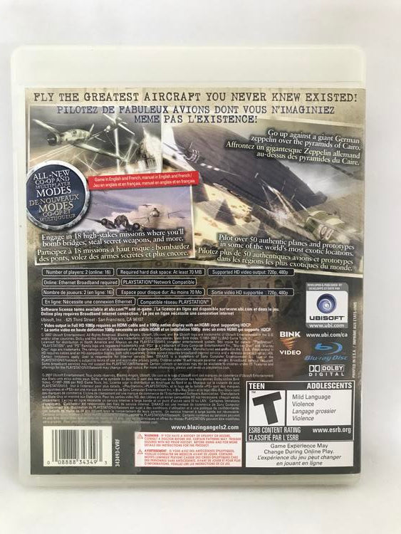 BLAZING ANGELS 2 SECRET MISSIONS OF WWII (COMPLETE IN BOX)