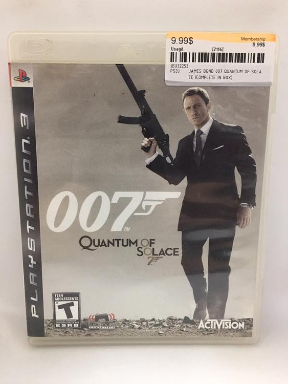 007 JAMES BOND QUANTUM OF SOLACE (COMPLETE IN BOX)