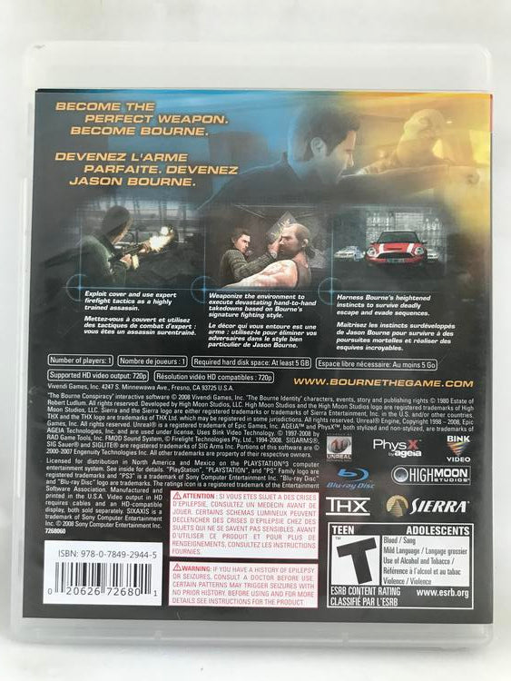 ROBERT LUDLUM'S THE BOURNE CONSPIRACY (COMPLETE IN BOX)