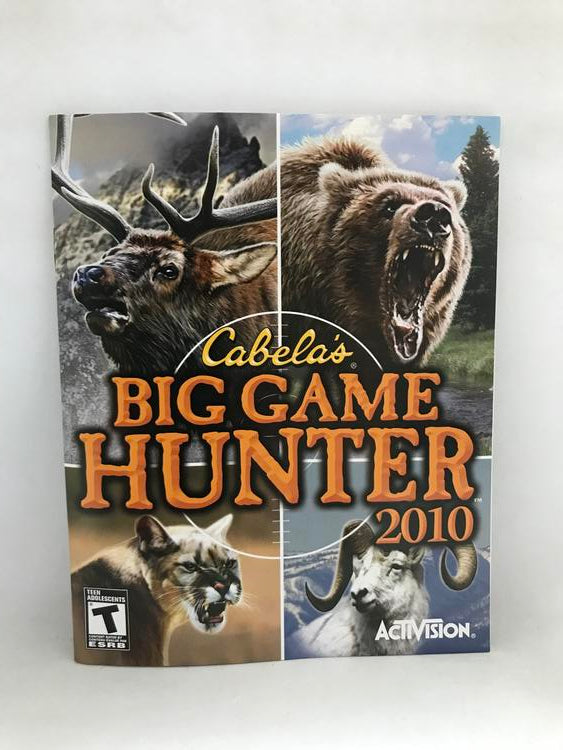 CABELA'S BIG GAME HUNTER 2010 (COMPLETE IN BOX)