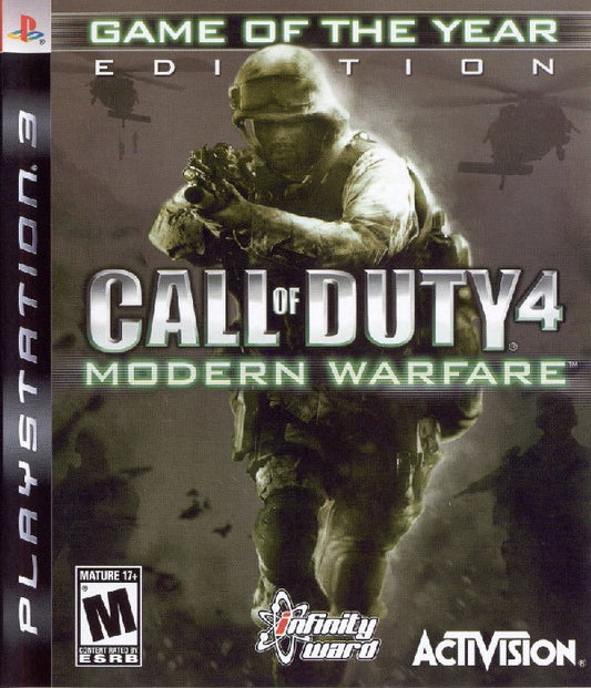 CALL OF DUTY 4 MODERN WARFARE GAME OF THE YEAR (COMPLETE IN BOX)