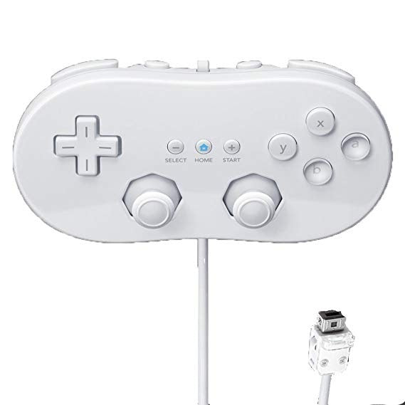 CONTROLLER CLASSIC WHITE NINTENDO (Wii)